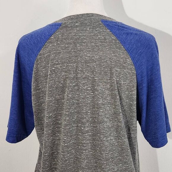 Women's University of Memphis Tigers Gray Raglan Short Sleeve Tee Size Medium - Picture 5 of 8